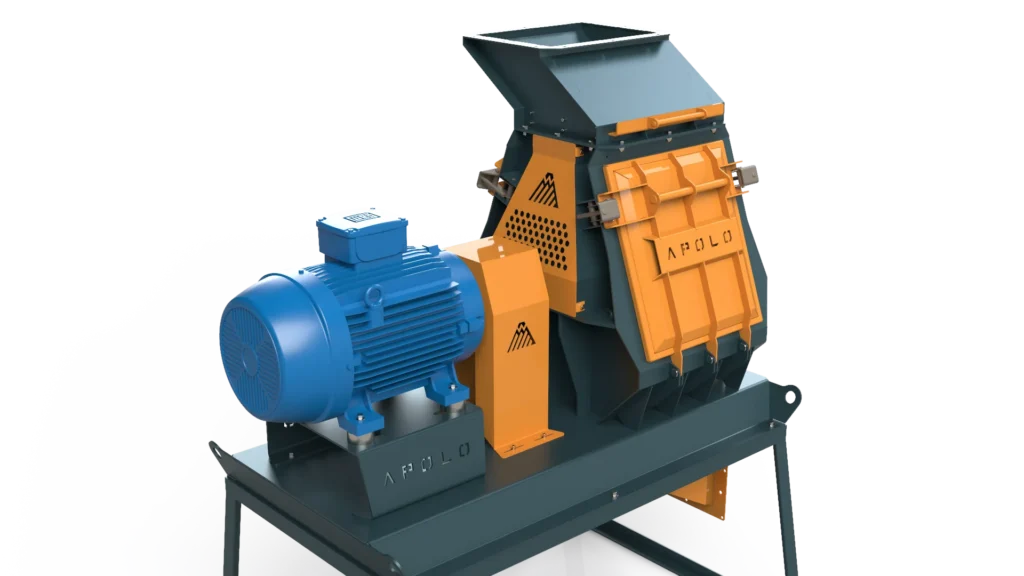 Moinho Apolo Stein Linha A — render R04, vista frontal com motor